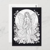 天の妖精のカラーオーダーポストカード ポストカード (正面/裏面)