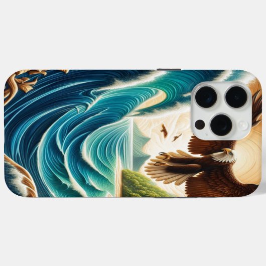 天の威光 Case-Mate iPhoneケース (裏面 (横))