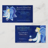 天の存在エンジェルフォークアートミディアムライトワーカー 名刺 (正面/裏面)