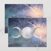 天の宇宙三月神ムーンストーン ポストカード (正面/裏面)