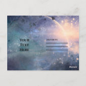 天の宇宙三月神ムーンストーン ポストカード (裏面)