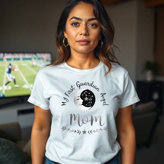 天の守護母 | 月とファーストジャーニーアート トライブレンドTシャツ