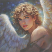 天の守護神 – 天使の星 シール (正面)