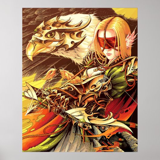 天の射手とワシ ポスター (正面)