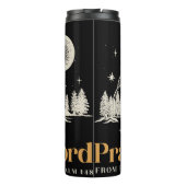 天の山は主のグラフィックを賞賛 タンブラー (裏面)