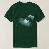 天の川おもしろいかわいい宇宙天文学銀河系プンGr Tシャツ (デザイン正面)