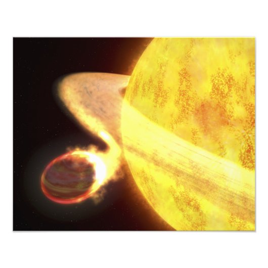 天の川で最も熱い既知の惑星 フォトプリント            (正面)