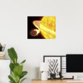 天の川で最も熱い既知の惑星 ポスター (ホームオフィス)