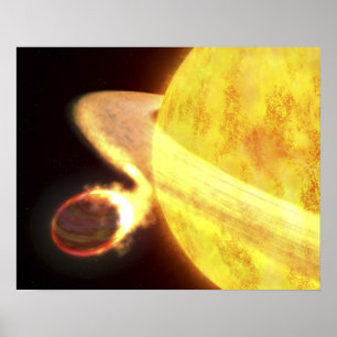 天の川で最も熱い既知の惑星 ポスター