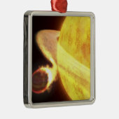 天の川で最も熱い既知の惑星 メタルオーナメント (右)