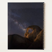 天の川とサイクロプスアーチ | Alabama Hills プランナー手帳 (裏面)