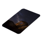 天の川とサイクロプスアーチ | Alabama Hills マグネット (左側)