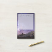 天の川とレイニエ山 |ワシントン州 ポストイット (デスク上)