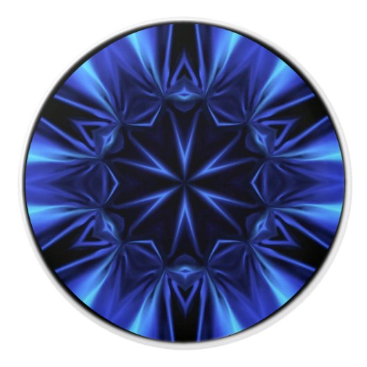 天の川のインスパイア銀河系で～を青く曲げる  セラミックノブ (正面)