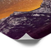 天の川の上グランドテトン ポスター (角)