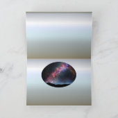 天の川の下の丘の中腹に三つの十字架 シーズンカード (内部)