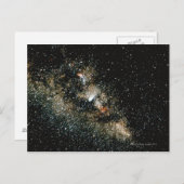 天の川の中のヘイリー彗星 ポストカード (正面/裏面)