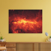 天の川の中心は塵に覆われた キャンバスプリント (インサイチュ (リビング))