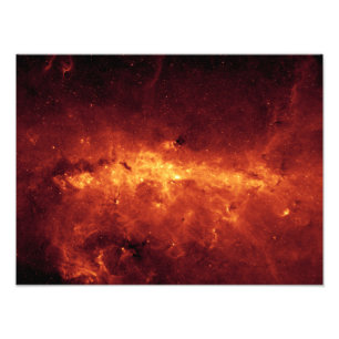 天の川の中心は塵に覆われた フォトプリント           