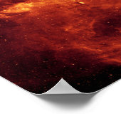 天の川の中心は塵に覆われた ポスター (角)