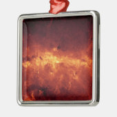 天の川の中心は塵に覆われた メタルオーナメント (左)