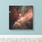 天の川の乳児星の集団 キャンバスプリント (インサイチュ (ウッドフロア))