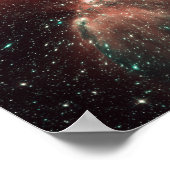天の川の乳児星の集団 ポスター (角)