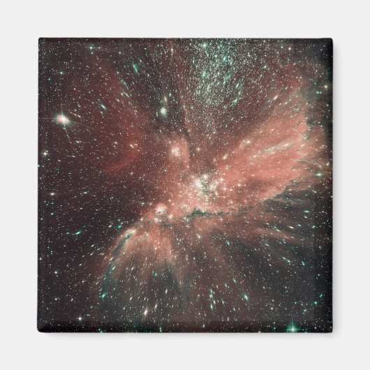 天の川の乳児星の集団 マグネット (正面)