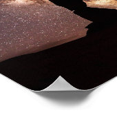 天の川の前で ポスター (角)