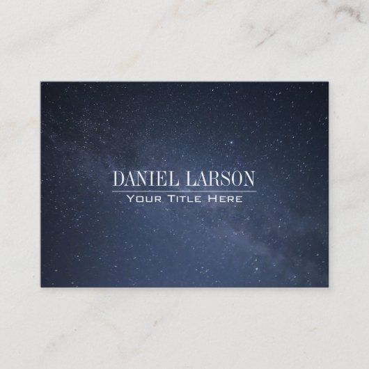 天の川の名刺 名刺 (正面)