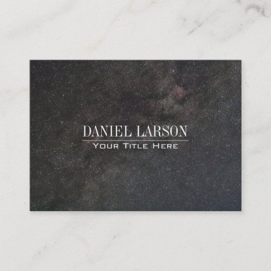 天の川の名刺 名刺 (正面)