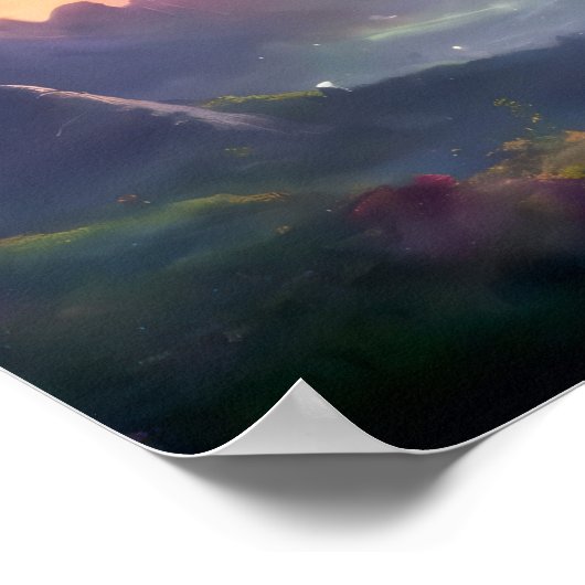 天の川の夢想 ポスター (角)