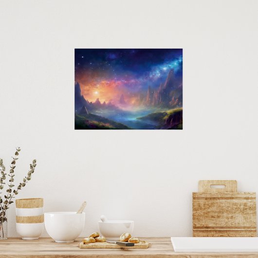 天の川の夢想 ポスター (キッチン)