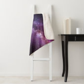 天の川の明るい色のパーソナル化可能なモノグラム シェルパブランケット (インサイチュ)