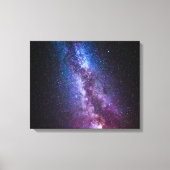 天の川の明るい色 キャンバスプリント (正面)