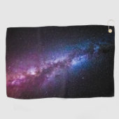 天の川の明るい色 ゴルフタオル (横)