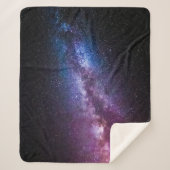 天の川の明るい色 シェルパブランケット (正面)