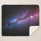 天の川の明るい色 シェルパブランケット (正面(横))