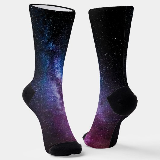 天の川の明るい色 ソックス (傾斜あり)