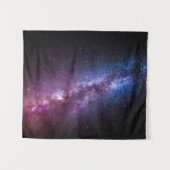 天の川の明るい色 タペストリー (正面(横))