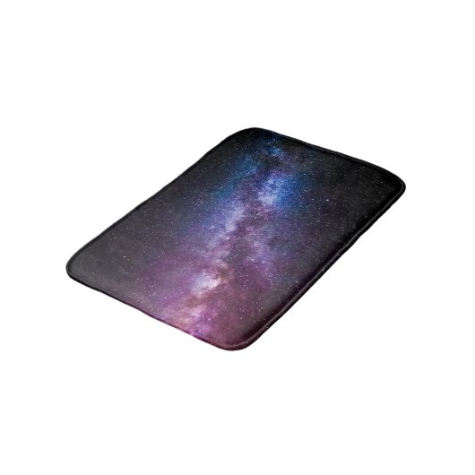 天の川の明るい色 バスマット (アングル)