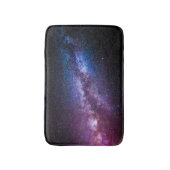 天の川の明るい色 バスマット (正面縦)