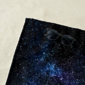 天の川の明るい色 ビーチタオル (インサイチュ)