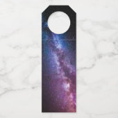 天の川の明るい色 ボトルネックタグ (裏面)