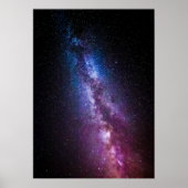 天の川の明るい色 ポスター (正面)