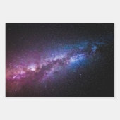 天の川の明るい色 ラッピングペーパーシート (正面)