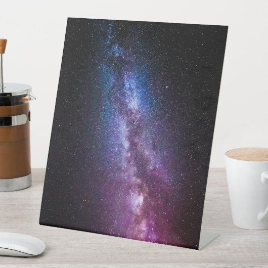 天の川の明るい色 台座サイン (インサイチュ)