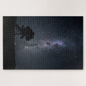 天の川の星と木 ジグソーパズル (横)