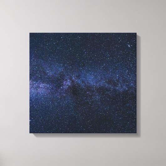 天の川の星 キャンバスプリント (正面)