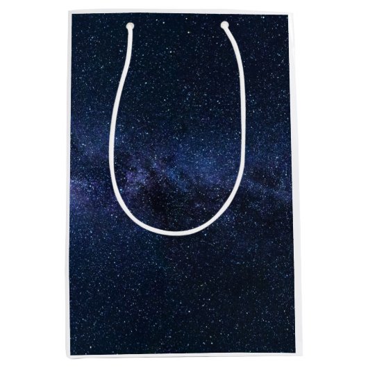 天の川の星 ミディアムペーパーバッグ (正面)
